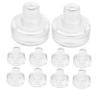iplusmile 10 piezas Tapones de Botella de Vino de Vidrio T Forma de T de Unidades Reutilizables para Conservar Bebidas Sellado Hermético para Fiestas y Uso Doméstico