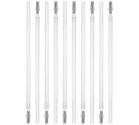 iplusmile 10 Recambios de Tinta Invisible para Bolígrafo de Gel Color Morado 10 Piezas Material Escolar Oficina Tinta Fluorescente Visible bajo Luz Ultravioleta para Notas Secretas y