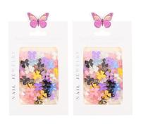 iplusmile 100 piezas Adornos de Uñas Lazos Resina para Decoración Nail Art Pegatinas para Fiesta Boda y Regalo Novia Suministros Duraderos para Manicura y DIY