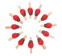 iplusmile 100 piezas Clip de Madera Natural para Fotos y Notas Pinzas de Manualidades Decorativas Soporte para y Decoración de Fiestas para Bodas y Cumpleaños