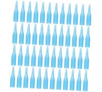 iplusmile 100 piezas Tatuajes Tips Desechables Azules Pequeños Boquillas para Agujas de Tatuar Accesorios Prácticos para Máquina de Tatuajes