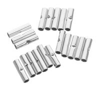 iplusmile 100 Piezas Terminal Block Connector Galvanized Wire Gauge Crimp Terminals Insulated Butt Splice For Automotive Electrical Joint Wiring