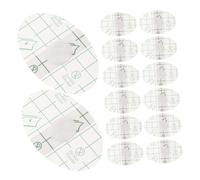 iplusmile 100 Piezas Unidades Pegatinas Impermeables para Oídos Protectores Transparentes para Ducha y Natación Adhesivos Autoadhesivos de PU Cómodos y Resistentes al Agua Protección para