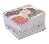 iplusmile 100 Tarjetas para Exhibir Joyas de Cartón, Porta Pendientes y Collares Colgantes, Diseño Simple y Elegante para Mostrar Accesorios Estilo Color Aleatorio
