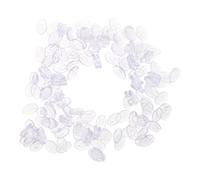 iplusmile 100pares Almohadillas Nasales Transparentes para Gafas de Sol Almohadillas de Silicona Suave para Puentes Reemplazo de Repuesto para Gafas de Sol