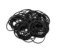 iplusmile 100piezas Bandas De Goma Elástica Para Accesorios De Suministros Negras Para Uso Profesional