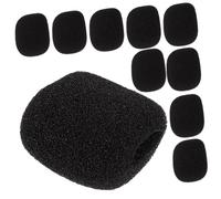 iplusmile 100piezas Fundas De Esponja Para Micrófono Protectoras Prueba De Viento Para Auriculares De Solapa y Micrófonos De Diadema Paquete