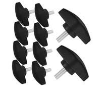 iplusmile 10piezas Perillas De Plástico Forma De t Para Sujeción Manual Tornillos Moleteados Para Ajustar Altura y Ángulo De Soporte Resistentes y Portátiles Para Uso Estudios y Conciertos