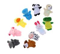iplusmile 10Piezas Títeres de Dedo de Animales de Peluche para Educativas para Cuentos Interactivos para Fiestas y Momentos