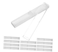 iplusmile 12 Piezas Caja de Plástico para Bolígrafos Unidades Semitransparente Estuche Individual Compacto y para Exhibición y Almacenamiento Portátil de Bolígrafos