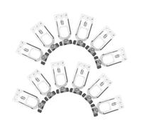 iplusmile 12 Piezas Heavy Duty Safety Pins For Pallet Racks Steel Drop Clips For Secure Beam Lockers Compatible With Industrial And Retail Storage Systems