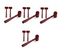 iplusmile 12 Piezas Martillo Juez Madera Mini Juguete Roleplay Infantil Seguro Accesorio Disfraz Justicia Niñas