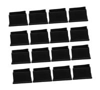 iplusmile 12 Piezas Muebles De Pie De Goma Suave De Los Pies De De La Pata De La Mesa Calcetines De La Pierna Cubre Piernas De Polivinilo Negro