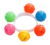 iplusmile 12 piezas Pulseras Cascabeles para Niñas de Pulseras de Plástico Juguetes Educativos para Actividades de Jardín Infantil y Baile Diseño y Duradero Color Aleatorio Color Aleatorio
