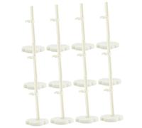 iplusmile 12 Piezas Soportes para Muñecas Pequeños Blancos Exhibición Estable para Figuras y Muñecas Casa Accesorios Niñas Coleccionistas