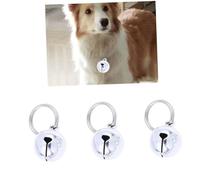 iplusmile 12 Piezas Unidades de Campanas para Mascotas de Cobre Plateado de Accesorios Colgantes para Collares de Gato y Perro Diseño Pequeño y Duradero para Diario