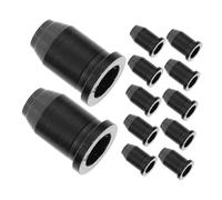 iplusmile 12piezas Accesorios Para Guitarra Eléctrica Hebillas De Montaje Para Guitarra Eléctrica Casquillos Negros Para Cuerdas Mejor Retención y Estabilidad Tocadas