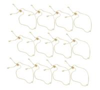 iplusmile 12piezas Pulsera de Cadena Salvaje Ajustable para Mujer Pulsera de Eslabones Correa de Cadenas de Longitud Ajustable Joyería de Moda para Uso Diario