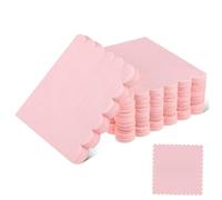 iplusmile 150piezas Servilletas Desechables Color Rosa Festoneado Unidades Para Bodas Cumpleaños y