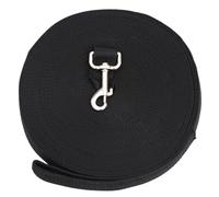 iplusmile 15m Correa De Nylon para Mascotas Resistente para Entrenamiento y Paseo con Cierre Metálico Seguro Color Negro