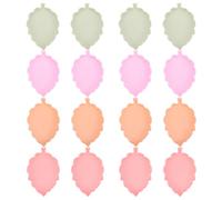 iplusmile 16 Piezas Contenedor de Cuentas para Puntear Bandeja de Embudo de Cuentas de Gemas de Imitación de Plástico, Forma de Hoja, para Rhinestones y Beads, Proyectos Artísticos y
