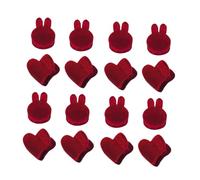 iplusmile 16 piezas Mini Pinzas de para Cabello con Diseño de Corazón y Cabeza de Conejo Clips Antideslizantes para Adultos Accesorios de Moda para Peinados