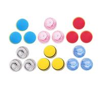 iplusmile 18 Piezas Bolas Interactivas para Perros Resistentes de EVA Colores Surtidos Juguetes Silenciosos para Morder y Dentición Compacto para Cachorros Pequeños