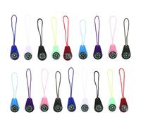 iplusmile 18 Piezas Brújulas Portátiles con Cuerda Fluorescente Mini Brújula de Bolsillo Ligera y Colorida para Senderismo Camping Viaje y Uso Exteriores