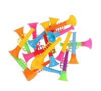 iplusmile 18 Piezas Trompetas de Plástico para Color Aleatorio Juguetes Musicales Educativos Fiestas y Cumpleaños Material Seguro y Duradero Color Aleatorio Color Aleatorio