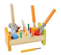 iplusmile 1Juego Trabajo de Madera con Educativo de Golpeo de Herramientas de Desarrollar Habilidades Prácticas y Curiosidad Pequeños