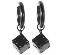 iplusmile 1Par Pendientes de Mujer con Decoración de Dados Pendientes de Antialérgicos