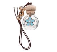 iplusmile 1pieza Botella De Perfume Colgante Para Esenciales De Accesorio Decorativo Para Interior De Coche Colgante Para Espejo Retrovisor Diseño De Transparente y Tapa