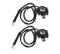 iplusmile 2 interruptores de arranque para faros delanteros de motocicleta, de aleación de aluminio, con botón de control multifunción para intermitentes y control de frenos.