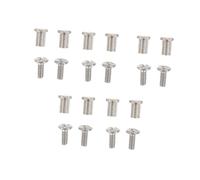 iplusmile 2 Juegos de Tornillos de Repuesto Buen Efecto de Fijación Color Plata para Gafas de Metal para Reparación de Gafas de Sol y Lectura