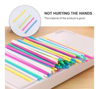 iplusmile 2 Juegos Varillas Matemáticas Coloridas Juguetes Educativos para Desarrollo Visual y Habilidades de Montessori para Aula Infantil Color Aleatorio Color Aleatorio