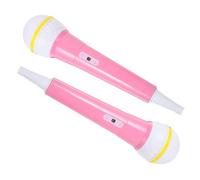 iplusmile 2 Micrófonos De Simulación De Juguete Micrófonos Falsos para Micrófonos De Juguete Micrófonos para Pequeños Micrófonos para Bebés Micrófonos Falsos para Disfraz Micrófonos