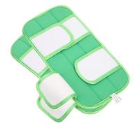 iplusmile 2 piezas Almohadillas para Mopa Reutilizables de Fibra Lavables hasta Recambio Compatible con Swiffer para Suelos Duros y Lisos Hogar y Oficina Unidades