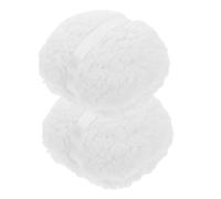 iplusmile 2 Piezas Body Powder Puff Oversized Soft Long Plush Dusting Applicator Reusable Washable Portable For Full Body Travel