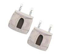 iplusmile 2 Piezas Bolsa de Alimentación para Heno para Pequeñas Mascotas Compatible con Conejos y Cobayas Diseño Colgante para Fomentar Alimentación Lenta y Actividad Física