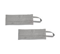 iplusmile 2 Piezas Bolsa de Almacenamiento Portátil Multifunción para Viaje Bolsa Cosmética de Gran Capacidad y Ligera Práctica para Maquillaje y Calcetines de Gris