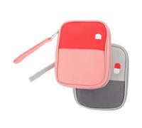 iplusmile 2 piezas Bolsa de Portátil para Estuche de Almacenamiento Medicinal Gris para Emergencias y Actividades de Viaje