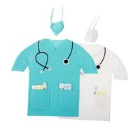 iplusmile 2 Piezas Bolsa para Vino de Fieltro No Diseño Portátil y Decorativo Funda para Botella de Vino para Regalo y Fiesta Colores Blanco y Azul Lago