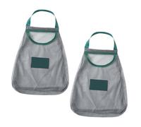 iplusmile 2 Piezas Bolsas Colgantes para Verduras Bolsa Reutilizable de Malla Transpirable para Cebolla y Frutas Verde