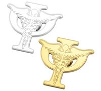 iplusmile 2 Piezas Broche de Psicología de Acero Inoxidable para | Diseño de Símbolo Psicológico, Acabado que Mantiene el Brillo, Uso Diario, para Enfermeras y Salud Mental