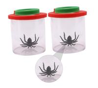 iplusmile 2 piezas Caja de Observación de Insectos con Unidades para Exploración Natural y Educación Infantil Contenedor Transparente con Roja y Verde para Ciencia y al Aire