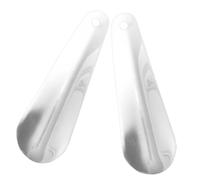 iplusmile 2 piezas Calzador de Zapatos Corto Acero Inoxidable con Mango Ergonómico para Hombres Mujeres y Personas Mayores Resistente y para Viaje y Diario