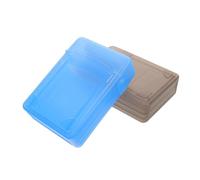 iplusmile 2 Piezas Carcasa para Disco Duro de 2, 5 Pulgadas, Doble Ranura | Protección Anticaídas y Golpes, Diseño Portátil de Doble Capa, para Hdd, Color Gris Azul