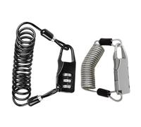 iplusmile 2 piezas Cerradura de Casco de Motocicleta de Bloqueo de Código para Casco de Bicicleta Resistente y para y Seguridad de Accesorios de Moto