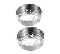 iplusmile 2 Piezas Cesta Vapor Acero Inoxidable Bandeja Vapor y Compatible Ollas y Arroceras Resistente y Fácil Limpieza para Cocinar Verduras Arroz