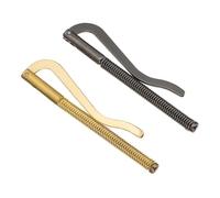 iplusmile 2 Piezas Clip Cartera Metálico con Resistente y de Dorado y Negro Clip Billetero para Hombre Duradero y Antióxido para Guardar y Billetes Bolsillo o Bolso